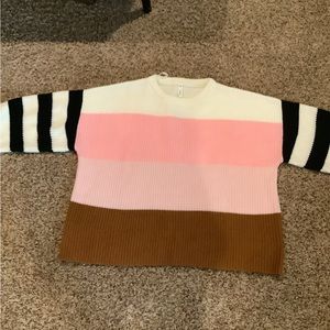 Colorblock Sweater